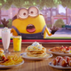 Minion drooling over IHOP Minions Menu